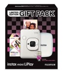 Fujifilm Instax Mini Liplay Limited Edition Gift Pack Misty White