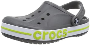 Crocs Unisex Bayaband Clog, Slate Grey Lime Punch, 10.5/11 UK