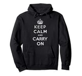 Keep Calm and Carry On Vintage poster print retro Pullover Hoodie