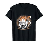 Funny Orange Cat Coffee Mug Cat Lover T-Shirt