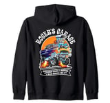 Roger's Garage Hotrod Classic Car Design for the Name Roger Zip Hoodie