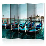 Paravent 5 Volets "Gondolas on the Grand Canal, Venice" 172x225cm