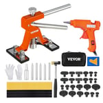 VEVOR Outils de Débosselage sans Peinture 46PCs Kit Débosselage Carrosserie Réparable 0,5-13,5 cm avec Extracteur Doré Pistolet à Colle Languette Bâton de Colle Réparation de Carrosserie sans Dommage