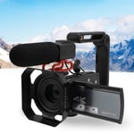 4K Video Camera Camcorder With 3.5in IPS Touchscreen 30x Zoom Non Shake Vide Set