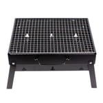 fgjhfghfjghj Mini Ménage Charbon De Bois Barbecue Grill en Plein Air Barbecue Pliant Portable Jetable Barbecue Poêle en Plein Air Poêle en Acier