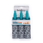 Beldray LA074416EU Pet Plus+ Lint Rollers - 3 Pack Handheld Lint Removers, 60 Sticky Paper Sheets Per Roller, Tear Off Sheets, Lift & Trap Pet Hair, Dust From Clothes & Furniture, Durable Handles