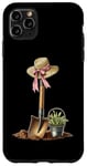 Coque pour iPhone 11 Pro Max Pelle de jardinage avec nœud Coquette pour la fête des mères