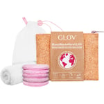 GLOV Erbjudanden Presentförpackning Presentset Makeup Remover Pads Moon Pads Pink 3 pcs. + Face Towel 1 pce. + Bag 1 Stk. (245,00 kr / 1 st.)