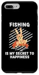 iPhone 7 Plus/8 Plus Cute Rabbit Fishing Is My Secret To Happiness Rabbit Lover Case