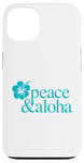 Coque pour iPhone 13 Plage de surf pour les vacances de Peace and Aloha à Hawaï