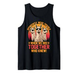 apparently we are trouble when we are together llama funny Tank Top