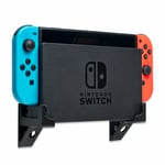 Wall Mount for Nintendo Switch Game Console Dock, Switch Wall Bracket - Black