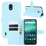 Nokia 1.3      Pu Wallet Case    [Lightblue]