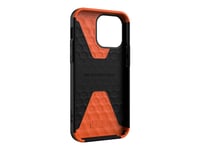 Uag Rugged Case For Iphone 14 Pro Max [6.7-In] - Civilian Black - Baksidedeksel For Mobiltelefon - Robust - Magsafe-Samsvar - Svart - 6.7" - For Apple Iphone 14 Pro Max