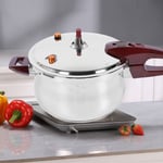 (11L)Pressure Cooker Ergonomic Handle Stainless Steel Pressure Cooker Large