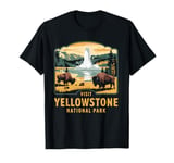 Visit Yellowstone National Park Scenic Wildlife Exploration T-Shirt