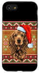 Coque pour iPhone SE (2020) / 7 / 8 Enjoy Christmas New Year Present T-shirt, Xmas Santa Dog Fun