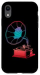 Coque pour iPhone XR Tourne-disque Phonographe Gramophone Vintage