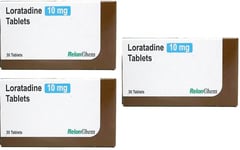 Loratadine Allergy & Hayfever Relief 10mg Tablets | Brands May Vary, 90 Tabs