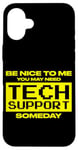 Coque pour iPhone 16 Plus Funny Tech Support It Programmateur informatique professionnel