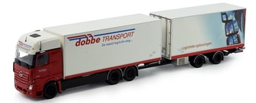 TEKNO - Camion porteur avec remorque DOBBE Transport - MERCEDES Actros MP4 6x...