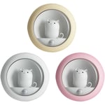 Yzmrbdqc - Veilleuse de capteur de mouvement de chat mignon, veilleuse led rechargeable, petite veilleuse usb lampe de chevet