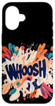 Coque pour iPhone 16 Costume humoristique Whoosh