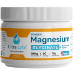 Ultra Lyte Magnesium Glycinate 180g Refreshing Orange Flavor + Trace Minerals