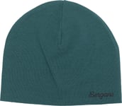 Bergans Allround Thin Merino Beanie Malachite Green, OneSize