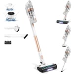 Levoit Cordless Stick Vacuum Cleaner with Anti Hair Wrap,3 Speed Settings 12-50 mins Runtime, Removable Battery, Lightweight and Easy-to-Clean Vacuum with Pet and Crevice Brush for Hard Floor Stair