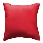 douceur d'intérieur, Coussin (60 x 60 cm) Essentiel Rouge, Polyester