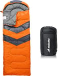 MalloMe Sac de Couchage Adulte Enfant Hiver Été Printemps Automne - Duvet 1 Personne - Imperméable Sacs de Couchage de Damping et Randonnée - Sac Couchage Ultra Léger, Compact Sleeping Bag