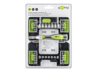 Goobay - Precision Screwdriver With Bit And Socket Set - 37 Delar - I Fodral