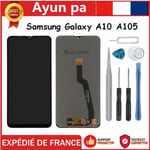 GB17332-TOUCH GLASS + LCD-SKÄRM SAMSUNG GALAXY A10 2019 A105 SVART + VERKTYG