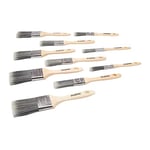 ProDec Trade 10 Synthetic Paint Brush Set - 10 Piece Set for a Smooth Finish Painting with Emulsion, Gloss, Satin Paints on Walls, Ceilings, Wood, Metal - 3x 0.5, 3x 1, 2x 1.5", 2x 2 inch