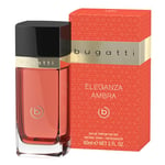 bugatti Eleganza Ambra Eau de parfum pour femme 60 ml I Parfum sensuel pour femme pour tous les âges et toutes les occasions I Combinaison puissante de cerise, de pavot, de musc et de vanille I Parfum