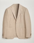 L.B.M. 1911 Jack Regular Houndstooth Blazer Beige