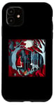 Coque pour iPhone 11 Illustration en papier découpé Petit Chaperon rouge