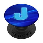 Monogram Initial Letter J Pop Socket Blue Popsocket Letter J PopSockets Swappable PopGrip