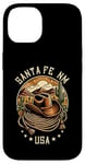 Coque pour iPhone 14 Santa Fe Nouveau Mexique Style Rétro Sud-Ouest