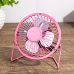 Mini Usb Desk Fan Small Personal Table Cooler Cooling Portable Fan Metal 6"4"