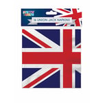 16 Union Jack Napkins - Serviettes Street Party BBQ Kings Coronation British