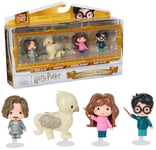 WIZARDING WORLD HARRY POTTER - SCENE MYTHIQUE 4 FIGURINES MOMENTS MAGIQUES S3 - 4 Poupées Figurines Articulées - Figurine Harry Potter - Jouet Harry Potter - Jouer et Exposer - Jouet Enfant 6 ans et +