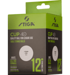 Stiga Cup Abs 12-pack Pöytätennismailat WHITE