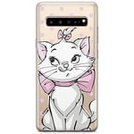 ERT GROUP Coque de Protection pour Samsung S10 5G - Motif Disney Marie 002 - Parfaitement adaptée à la Forme du téléphone Portable - en Partie Transparente