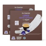 by Amazon Capsules de café Lungo compatibles Nespresso, Torréfaction Moyenne, 100 Unité (2 lot de 50) - Certifié Rainforest Alliance