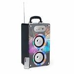 Steepletone Portable SOUND BOX Speaker USB Wireless Bluetooth Disco Ball Design