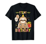 Its My 14th Birthday Sloth Lover T-Shirt