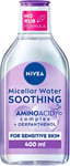 NIVEA Micellar Water Soothing, Fragrance Free Eye Makeup Remover, Micellar... 