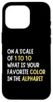 Coque pour iPhone 16 Pro Sarcasm On a Scale of 1-10 What is Your Favorite Color Funny